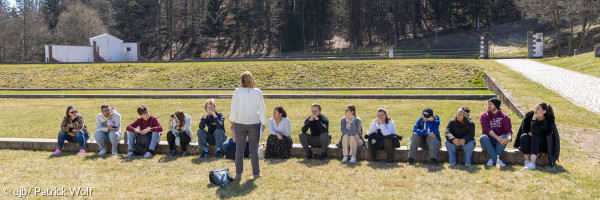Workshop mit Jugendlichen in der Gedenkstätte Flossenbürg