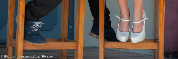 Männerbeine und Frauenbeine