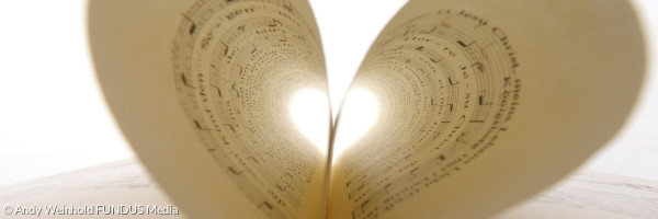 Notenblatt in Herzform