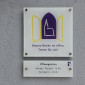 Schild: Offene Kirche